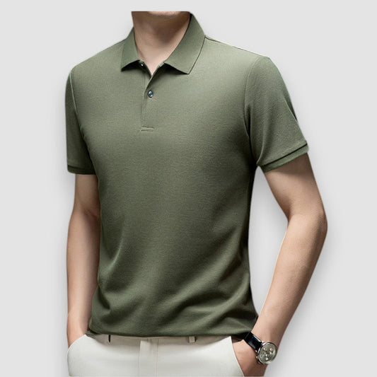 Laurent | Cotton Polo Shirt