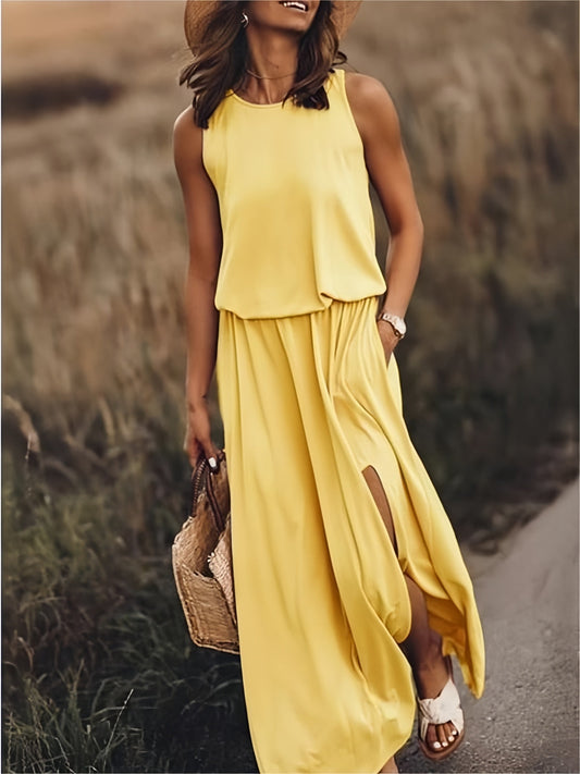 Zaynia - Maxi Kleid - Einfaches Modal Boho Kleid in verschiedenen Farben