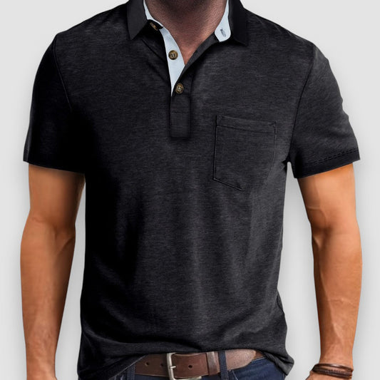 Riven | Button Up Polo Shirt