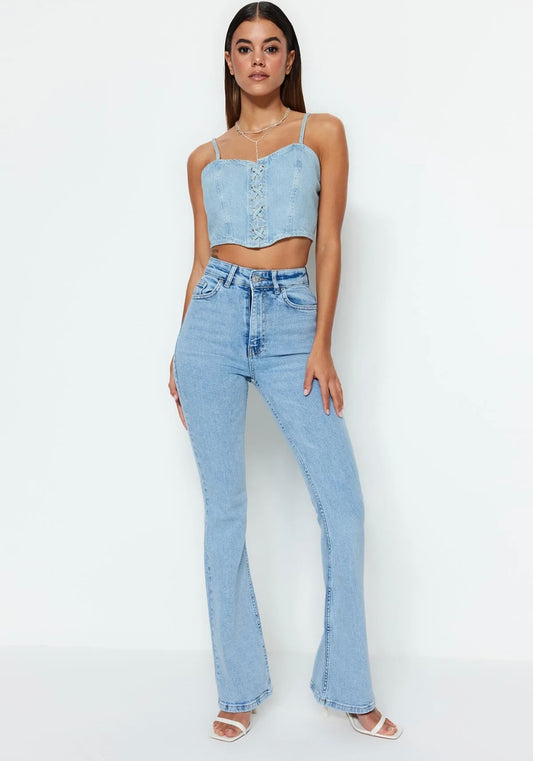 Elena – High-Waist Wide-Leg Jeans