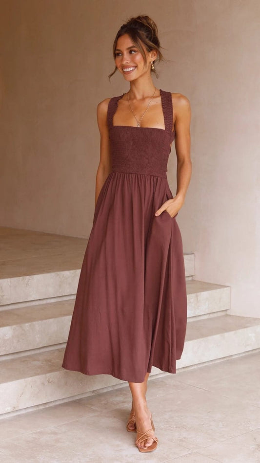 Ledia - Elegantes Maxikleid